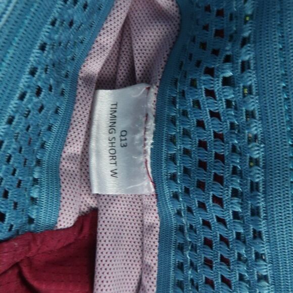 LA SPORTIVA RED/PLUM & LIME TRAIL RUNNING SHORT WITH LINER SIZE SMALL - Picture 5 of 10